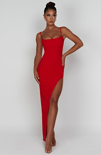 Tiarne Maxi-jurk - Rood