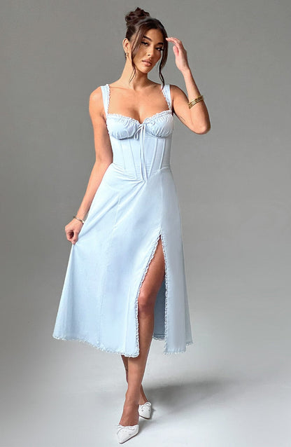 Ulrika Midi Dress - Blue