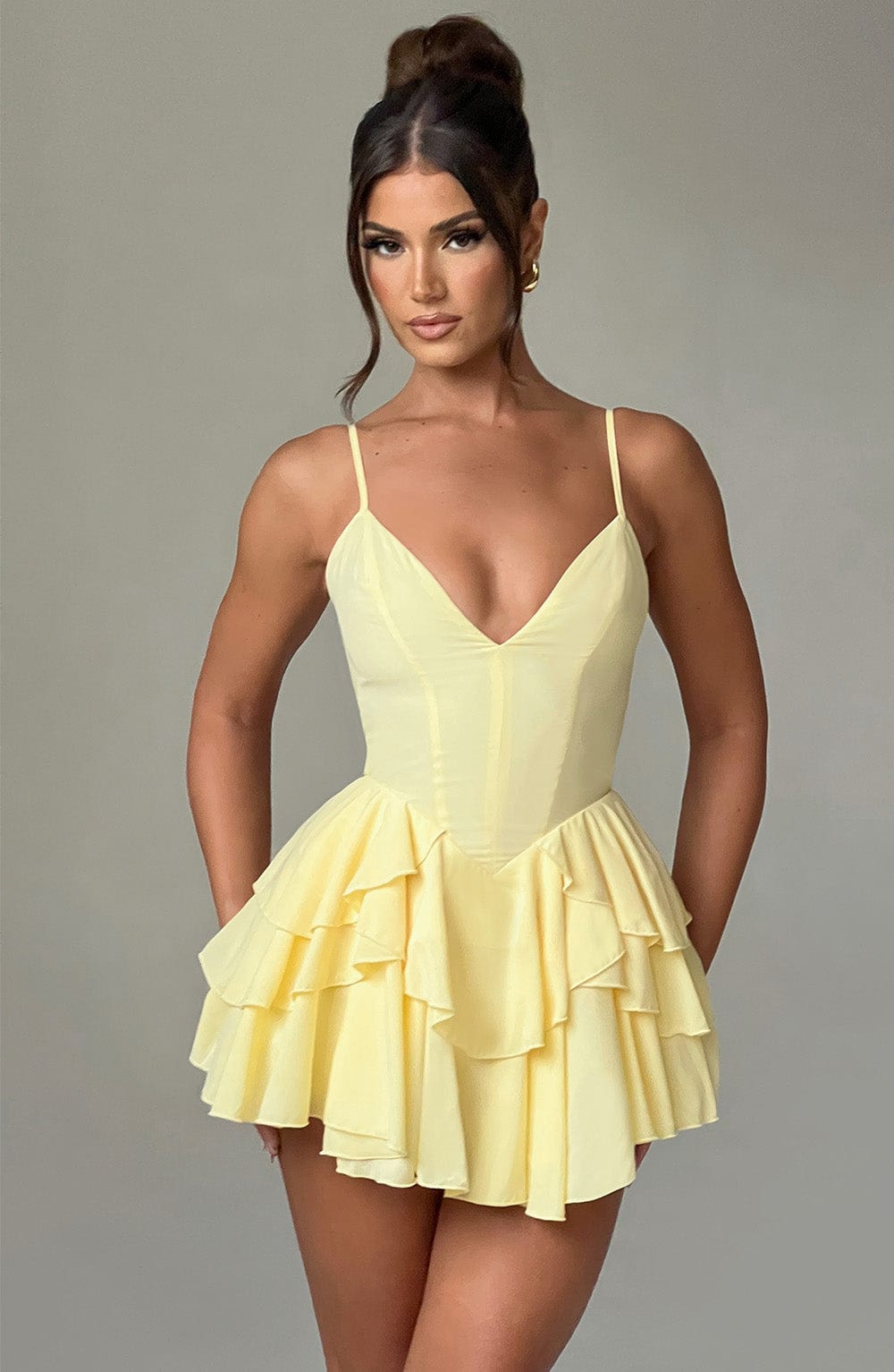 Veena Playsuit - Lemon