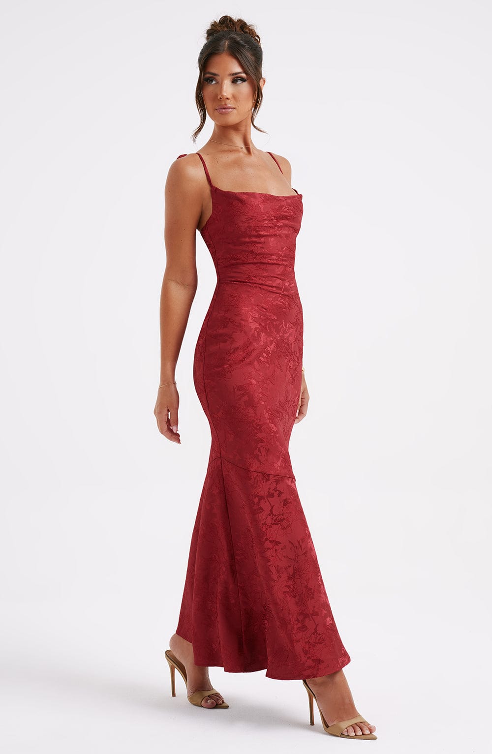 Whitney Maxi-jurk - Rood