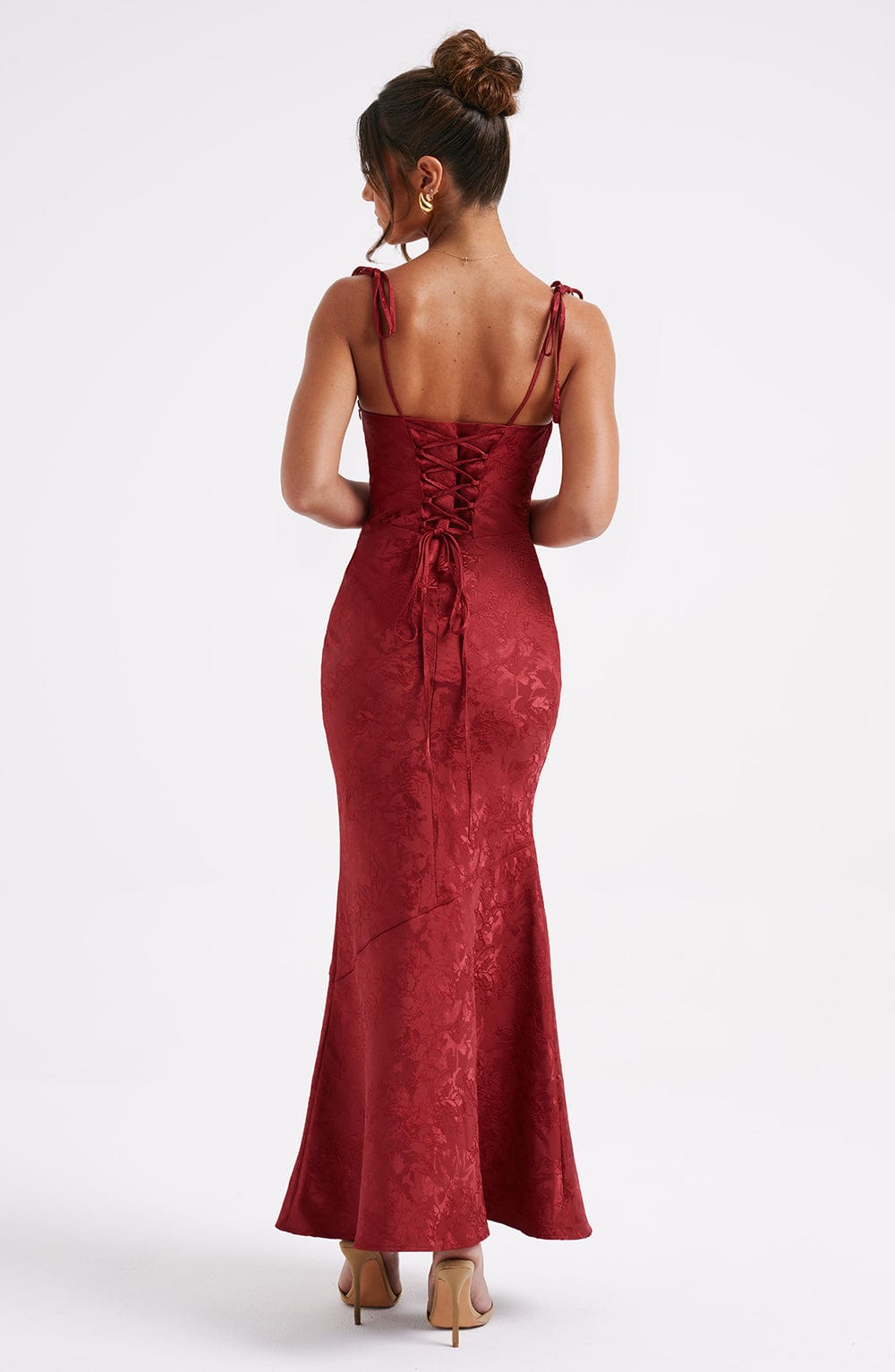 Whitney Maxi-jurk - Rood