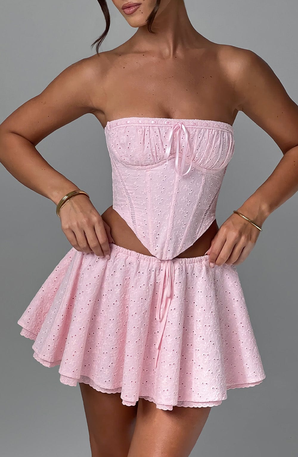 Winnie Mini Skirt - Blush