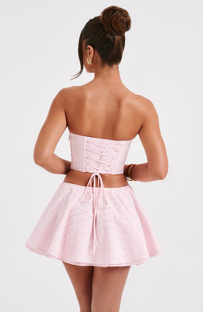 Winnie Mini Skirt - Blush