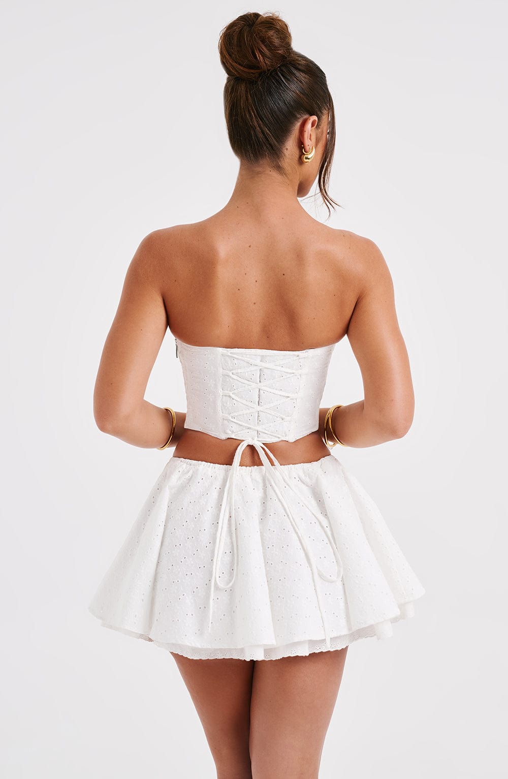 Winnie Mini Skirt - Ivory