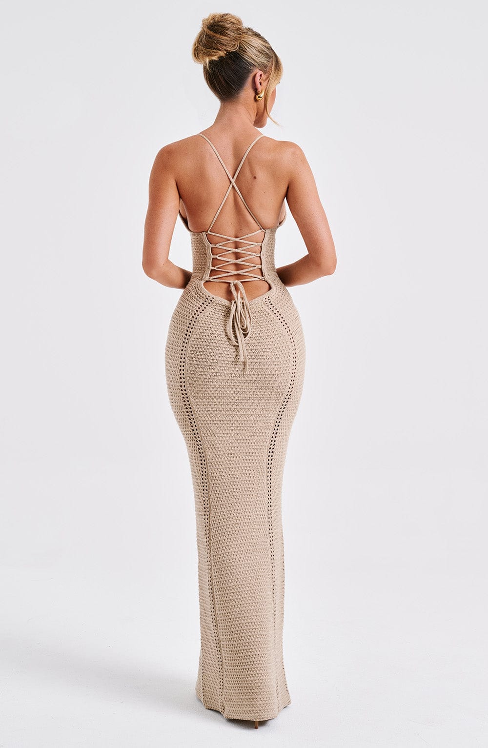 Xanthe Maxi-jurk - Beige