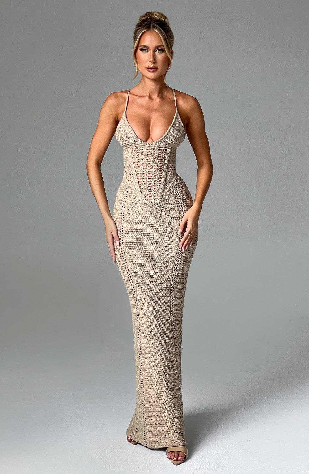 Xanthe Maxi Dress - Beige