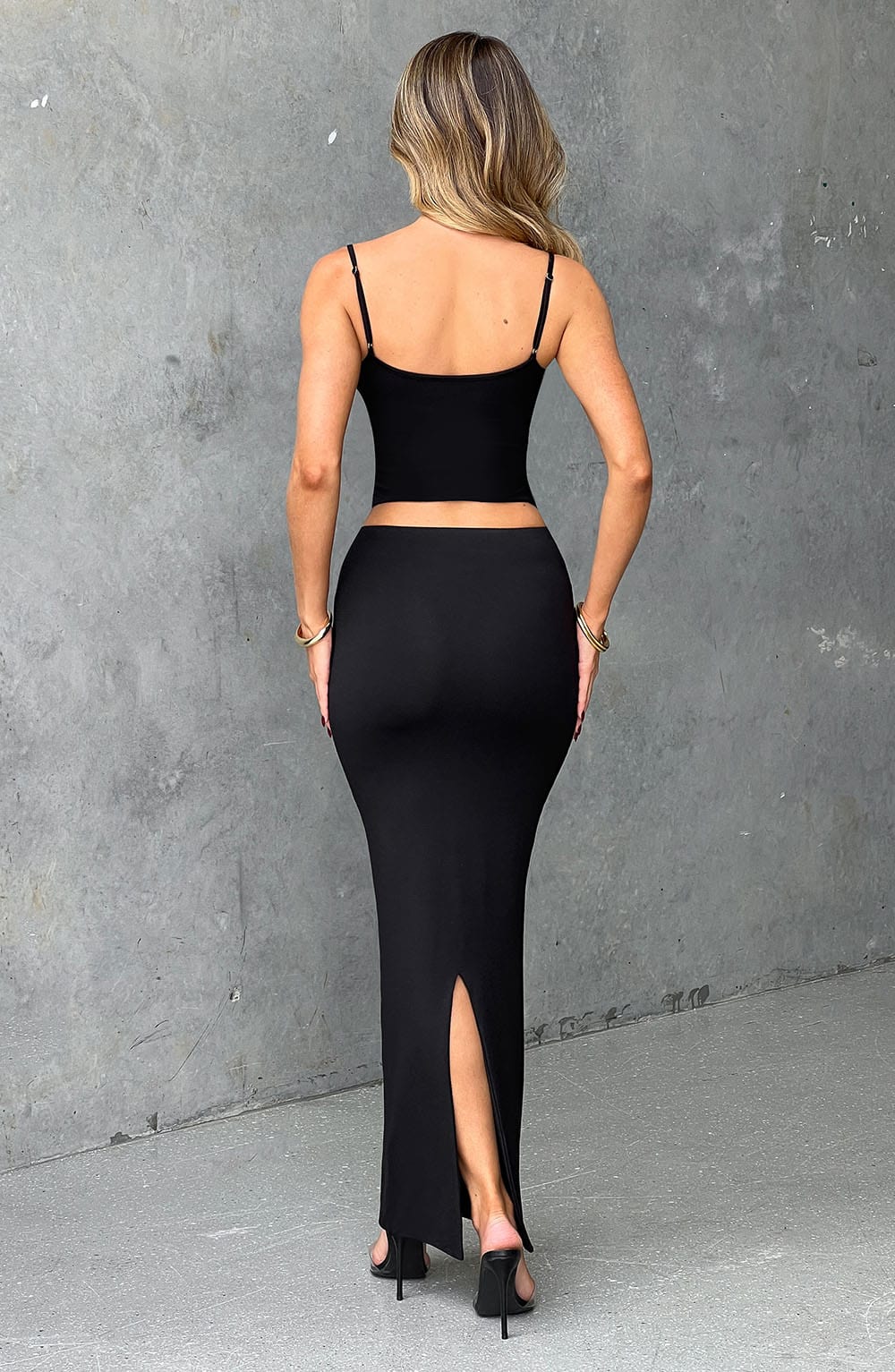 Yazmin Maxi Skirt - Jet Black