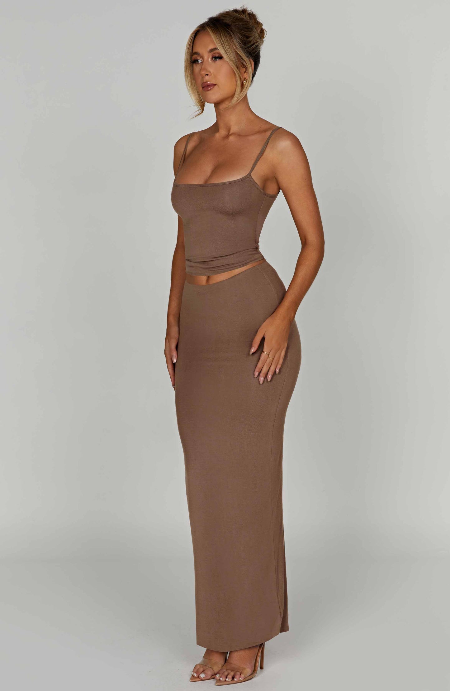 Yazmin Maxi Skirt - Mocha