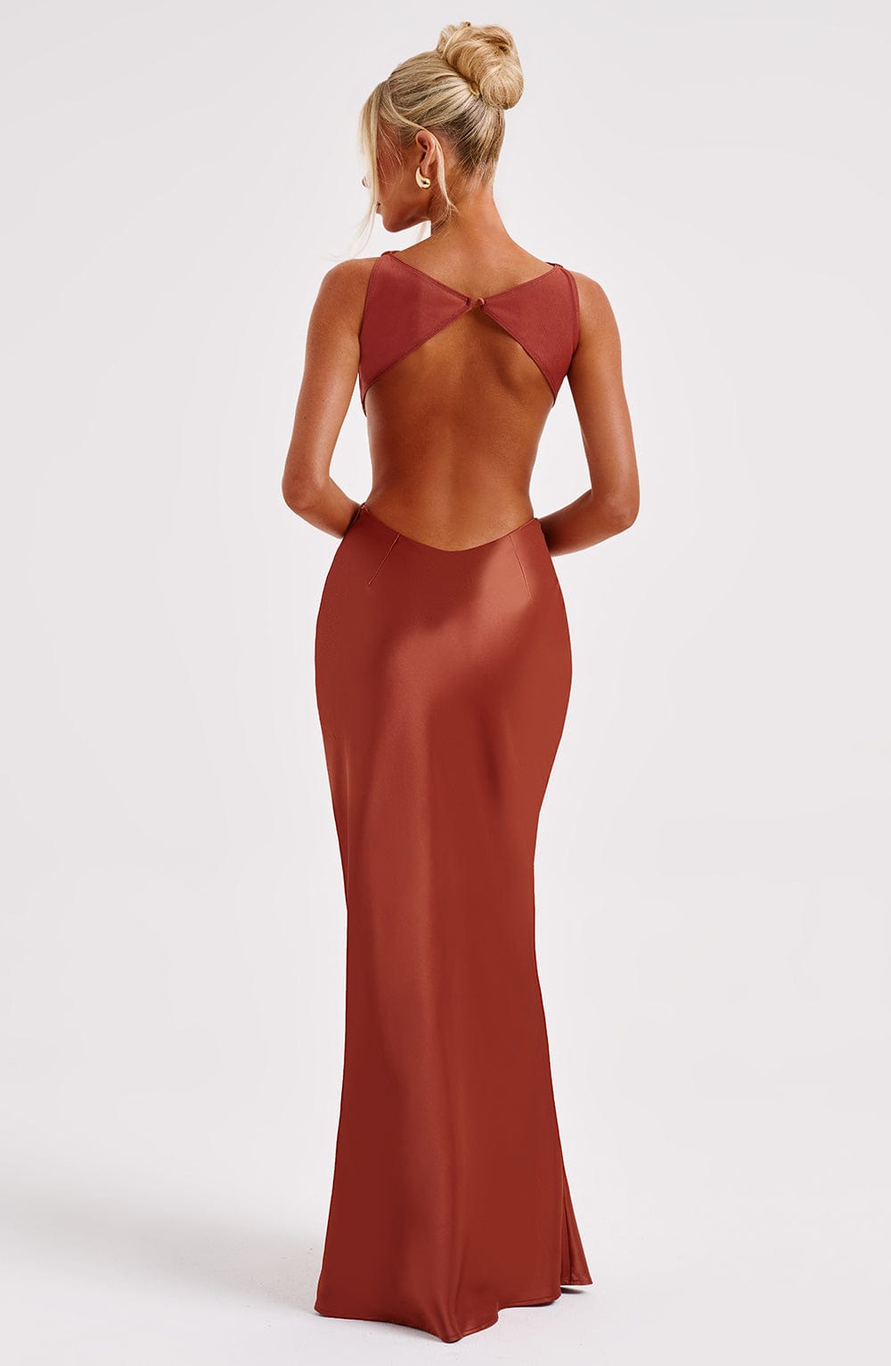 Yves Maxi Dress - Rust