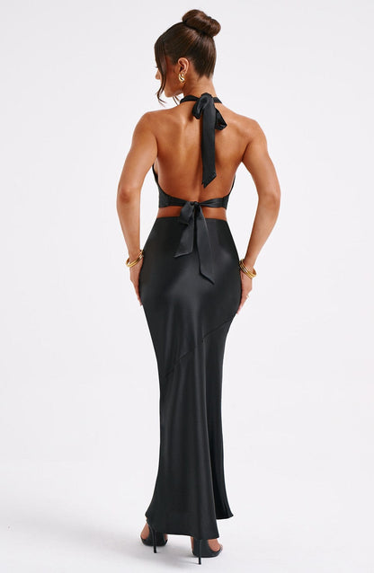 Zaylee Maxi Skirt - Black