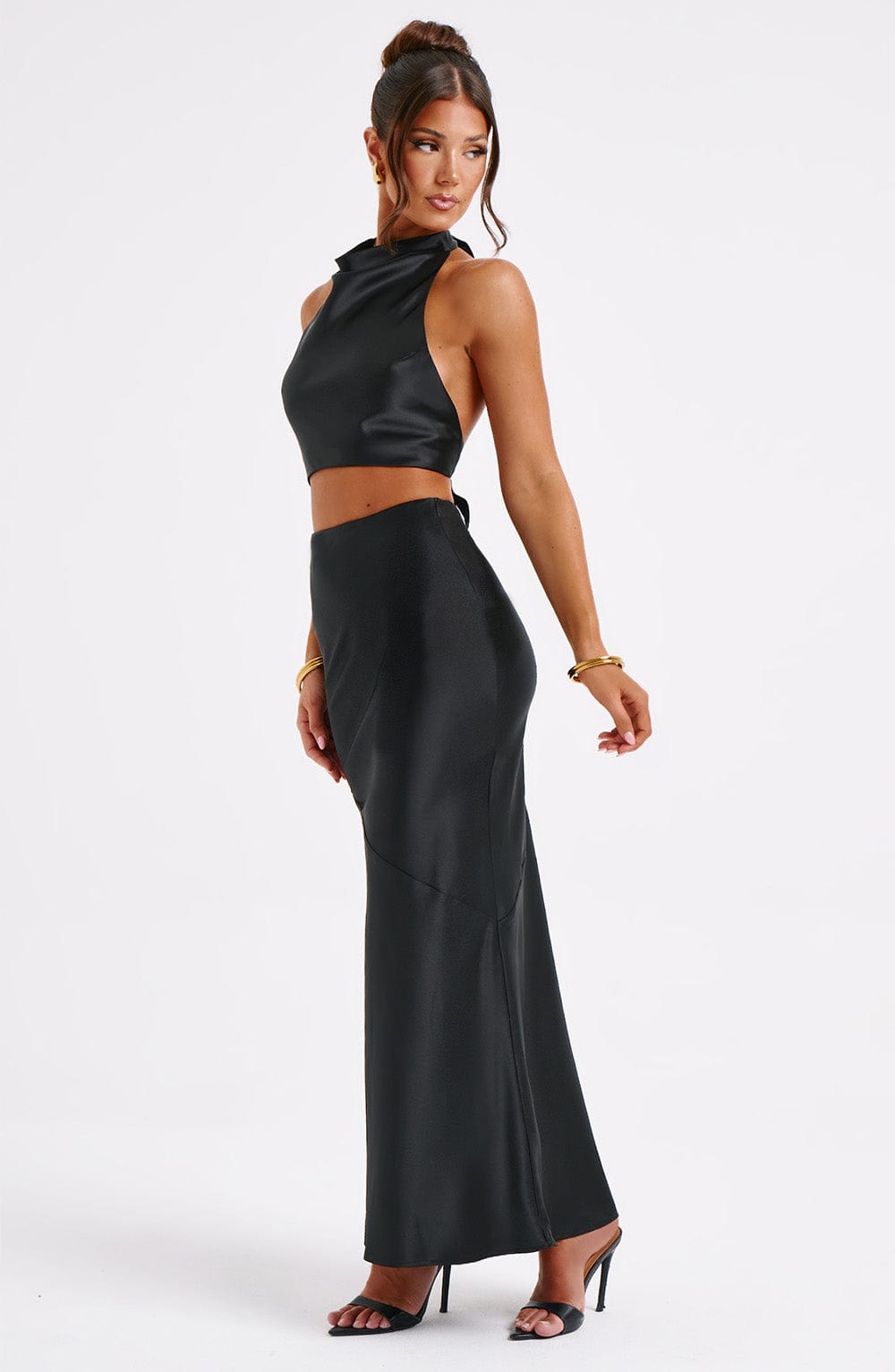 Zaylee Maxi Skirt - Black