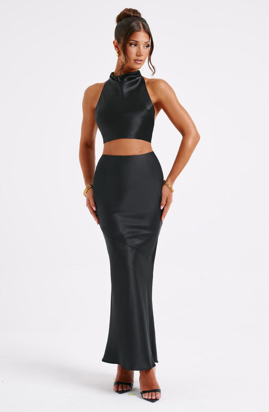 Zaylee Maxi Skirt - Black