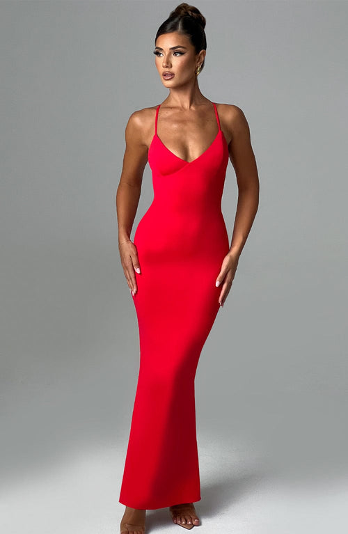 Zelda Maxi-jurk - Rood