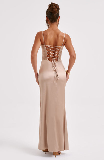 Zola Maxi Dress - Champagne